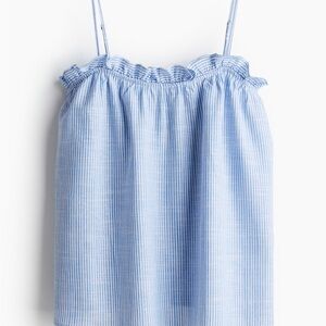 H&M Ruffle-trimmed Camisole Top